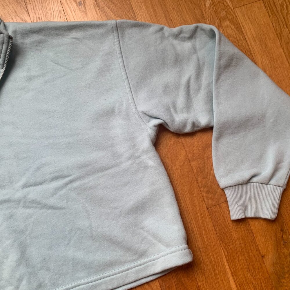 American Eagle Pullover Sweater Cropped Small Light Blue - Picture 4 of 8